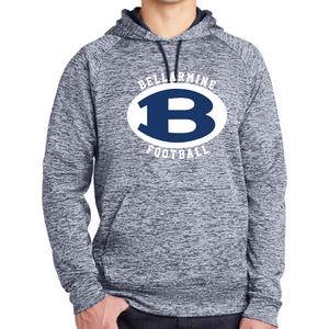 Sport-Tek® PosiCharge® Electric Heather Hoodie - FOOTBALL