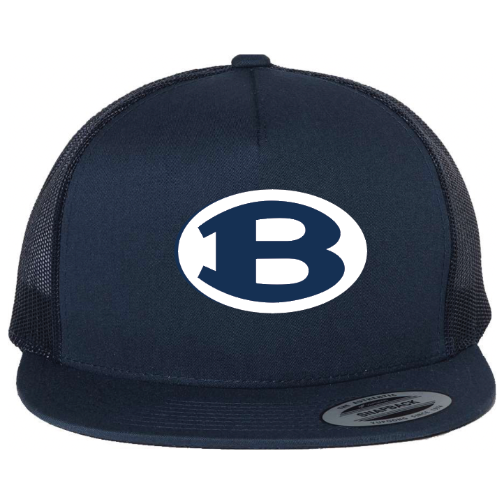 YP Classic 5-panel Flat Bill Trucker - FOOTBALL – Go Bells! Store