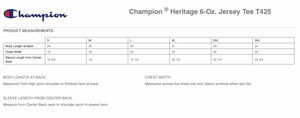 Champion ® Heritage 6-Oz. Jersey Tee - SWIMMING & DIVING