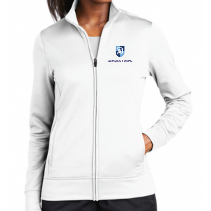 Sport-Tek® Women's Sport-Wick® Fleece Full-Zip Jacket - SWIMMING & DIVING
