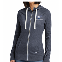 Load image into Gallery viewer, New Era® Women&#39;s Sueded Cotton Blend Full-Zip Hoodie - TRACK &amp; FIELD