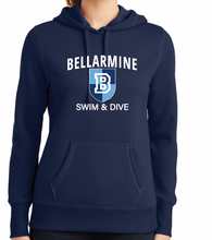 Load image into Gallery viewer, Sport-Tek® Women&#39;s Pullover Hooded Sweatshirt - SWIMMING &amp; DIVING