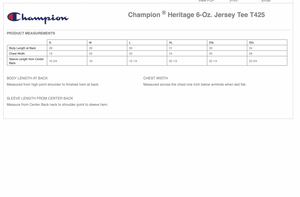 Champion ® Heritage 6-Oz. Jersey Tee -VOLLEYBALL
