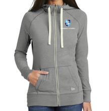 Load image into Gallery viewer, New Era® Women&#39;s Sueded Cotton Blend Full-Zip Hoodie - SWIMMING &amp; DIVING