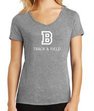 Load image into Gallery viewer, District ® Women’s Tri-Blend ® V-Neck Tee - TRACK &amp; FIELD