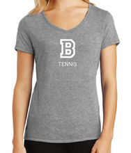Load image into Gallery viewer, District ® Women’s Tri-Blend ® V-Neck Tee - TENNIS