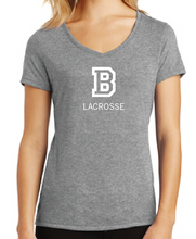 Load image into Gallery viewer, District ® Women’s Tri-Blend ® V-Neck Tee - LACROSSE
