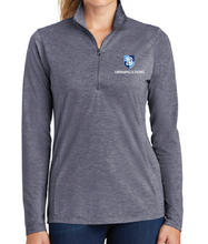 Load image into Gallery viewer, Sport-Tek ® Women&#39;s Tri-Blend 1/4-Zip Pullover - SWIMMING &amp; DIVING