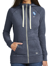 Load image into Gallery viewer, New Era® Women&#39;s Sueded Cotton Blend Full-Zip Hoodie - GOLF