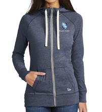 Load image into Gallery viewer, New Era® Women&#39;s Sueded Cotton Blend Full-Zip Hoodie - ROLLER HOCKEY