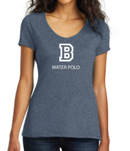 Load image into Gallery viewer, District ® Women’s Tri-Blend ® V-Neck Tee - WATER POLO