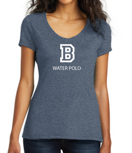 District ® Women’s Tri-Blend ® V-Neck Tee - WATER POLO