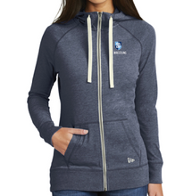 Load image into Gallery viewer, New Era® Women&#39;s Sueded Cotton Blend Full-Zip Hoodie - WRESTLING