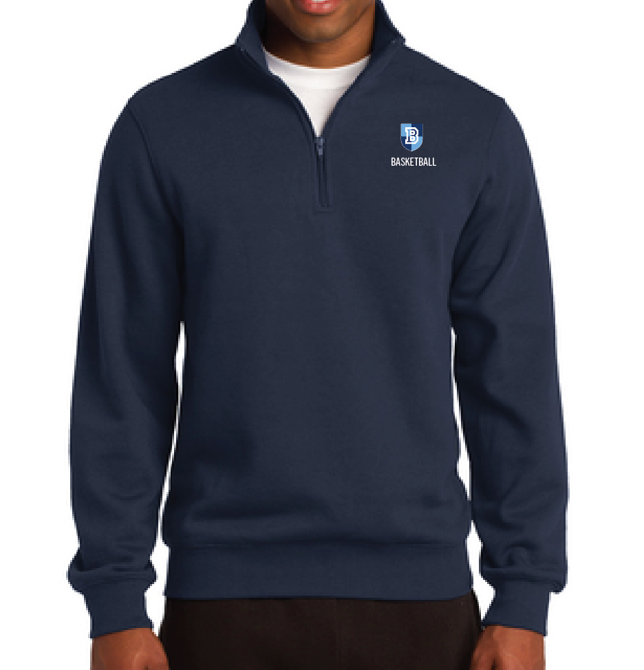 Sport-Tek® 1/4-Zip Fleece Sweatshirt - BASKETBALL