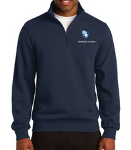 Load image into Gallery viewer, Sport-Tek® 1/4-Zip Fleece Sweatshirt - SWIMMING &amp; DIVING